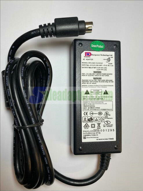 Replacement for 5V 2A 12V 2A AC Adapter model PAA-0035-01 6 Pin Power Supply