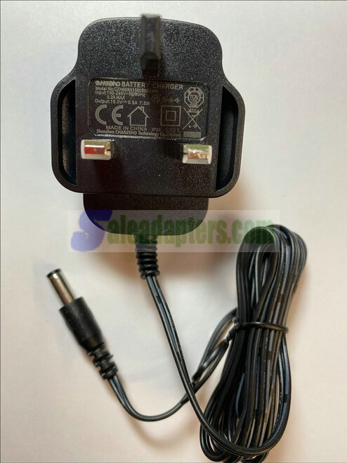 Replacement 15V 0.5A 500mA Battery Charger AC-DC Adaptor 5.5mm x 2.1mm / 2.5mm - Click Image to Close