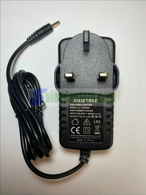 Replacement 12V 2A AC Adaptor Charger for TREKSTOR PRIMETAB T13B Windows Laptop