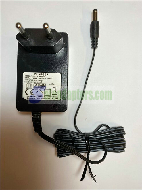 EU Replacement 26.0V 26V 0.5A 500mA Battery Charger YLS0241A-E260080 EUROPE PLUG