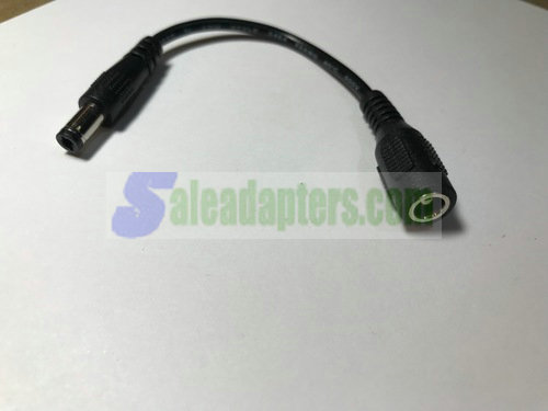 5.5mm x 2.5mm DC Socket Wire Lead to 5.5mm x 2.1mm / 2.5mm Audio Plug Connector