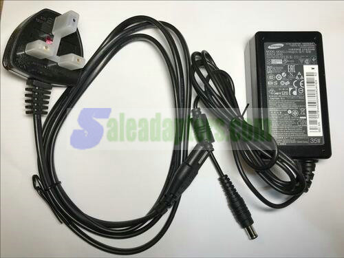 UK AC-DC Power Adapter 14V 2.14A 30W for Samsung S24B300B Monitor