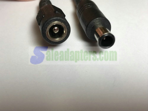 5.5mm x 2.5mm DC Socket Wire Cable Lead Convertor to 6.0mm x 4.3mm centre pin