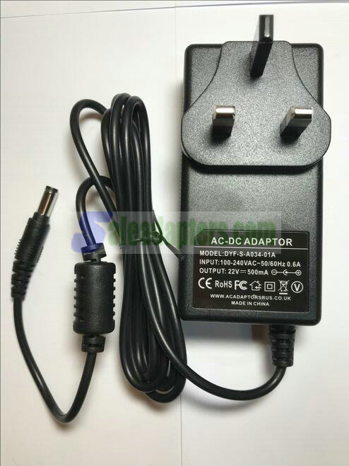 Replacement for 21V 500mA AC-DC Adaptor Charger for Hoover Jovis Handheld Vacuum