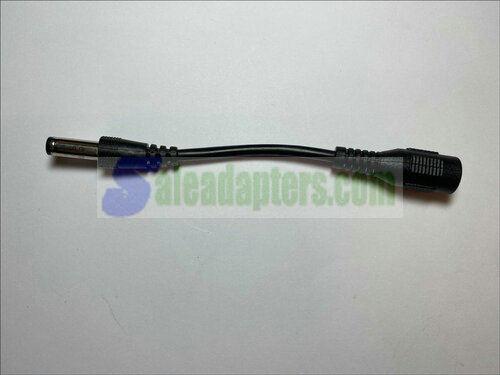 5.5mm x 2.1mm DC Socket Wire Lead to 5.5mm x 2.8mm DC Low Voltage Plug Connector