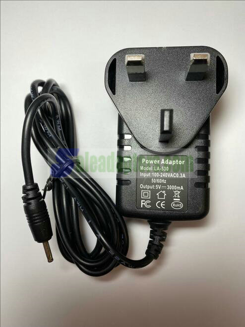 Replacement for 5V 2.5A AC Adapter XP-05O2500GA1 Power Supply Charger UK Plug