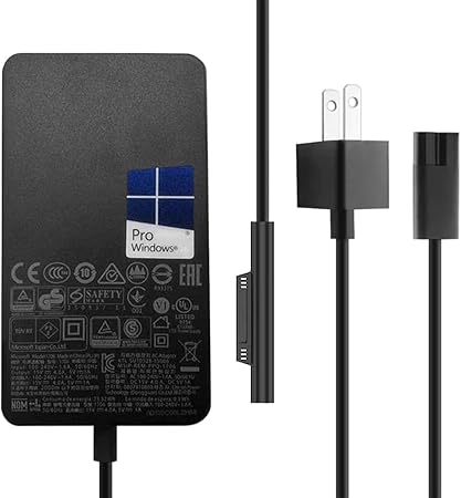 Pro Charger 44W 15V 2.58A Power Supply Compatible with Microsoft Surface Pro 6 Pro 5 Fit