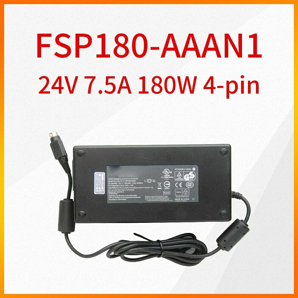 FSP180-AAAN1 24V 7.5A 180W 4PIN Power Adapter for Industrial Display LED Monitor Packag