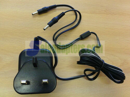 7.5V 200mA Dual AC-DC Switching Adapter Plug for Clarke Two Way Radio