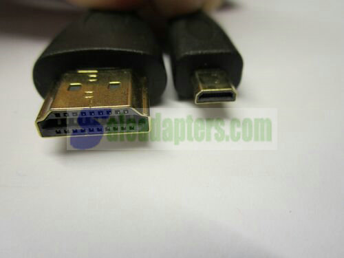 GOLD HDMI TYPE A TO D MINI CABLE LEAD 1.5M FOR Telstra - T-Hub 2 Tablet PC