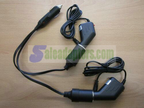 9V Dual Twin Screen Car Charger for Coby CA-703 CA703 Portable DVD Player