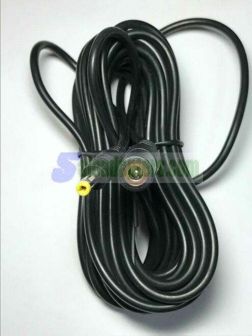 4mm x 1.7mm 4mmx1.7mm 4x1.7 DC Power Plug Extension Cable Lead 5M 5 Metres Long!