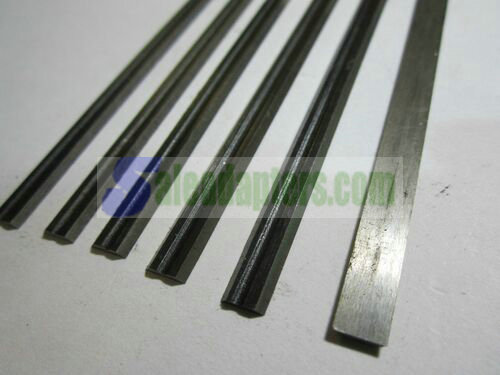 6 x Reversible Planer Blades 82mm x 5.5mm for HSS Bosch Black -amp; Decker DeWalt