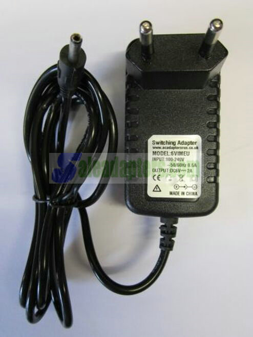 EU ReplacementAC-DC Adaptor Model YGS060060D2 6V 600mA