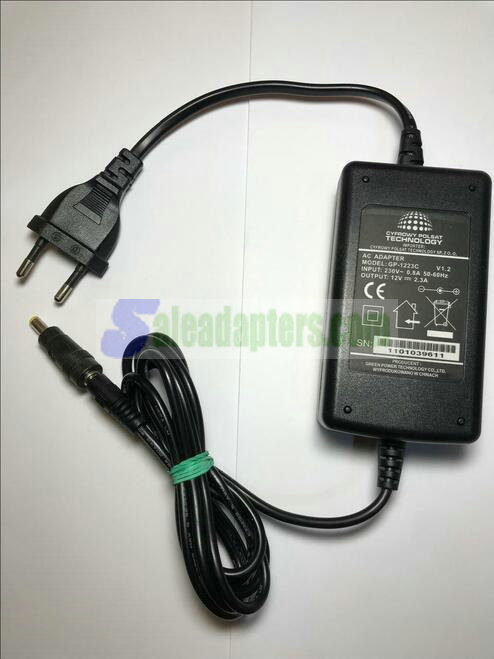 EU 12V MEDION MD90146 EXTERNAL HARD DRIVE AC ADAPTOR POWER SUPPLY PLUG