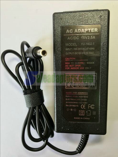 16V 2.4A YAMAHA PA-300 PA300 AC-DC Switching Adaptor Power Supply Charger 6.3x3 - Click Image to Close