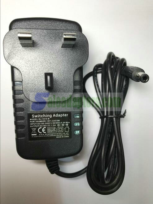 UK 18V AC-DC Switching Adapter for Gear4 Duo Speaker Dock iPod PG288 - Click Image to Close