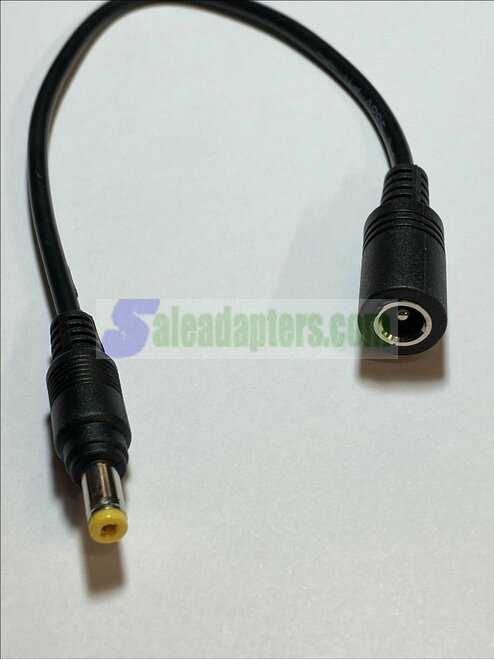 5.5mm x 2.1mm DC Socket Wire Extension Cable to 4.75mm x 1.75 Conversion Adaptor