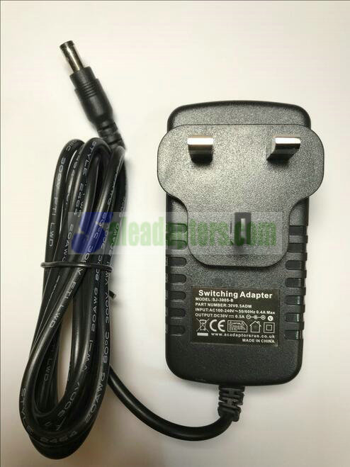 Replacement for 30V 250mA AC-DC Adaptor Power Supply for SANITAS SMA 35 Pedicure