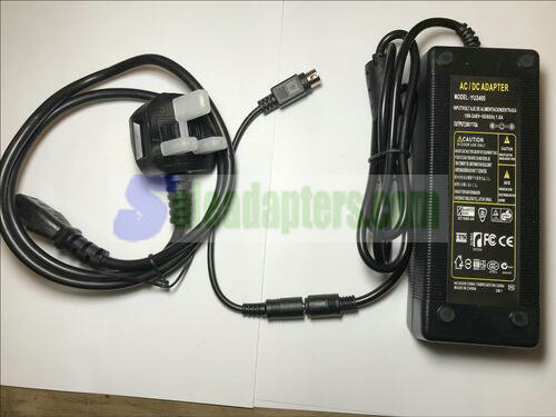 Replacement for 24.0V 5.0A AC Adapter model PAC120M 4 Pin Din Connector