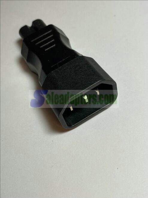 C7 TO C14 BLACK Convertor Connector for AC Adaptor Power Supply Fig 8 to Kettle