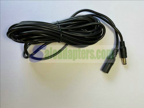 5M 5 Metres Long 5.5mm x 2.1mm Socket to Connector Extension Cable Lead Wire