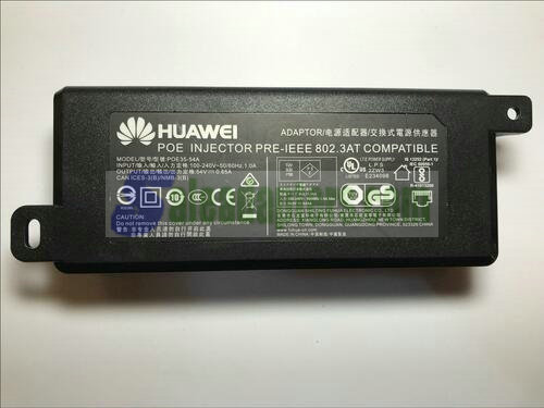 Genuine HUAWEI Adaptor POE INJECTOR PRE-IEEE 802.3AT POE35-54A 54V 0.65A PSU