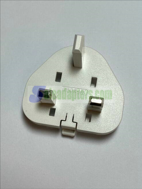 White UK Slide Attachment Plug for APD 5V 3A WA-15I05R APD2-UK APD2UK