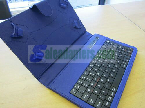 Blue Bluetooth Keyboard Case -amp; Stand 4 7-inch Yarvik TAB275EUK GoTab Ion TAB275