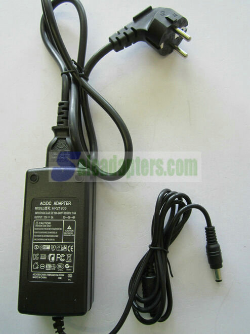 12.0V 12V 5.0A 5A AC-DC Switching Adaptor Power Supply 5.5mmx2.1mm/2.5mm EU Plug