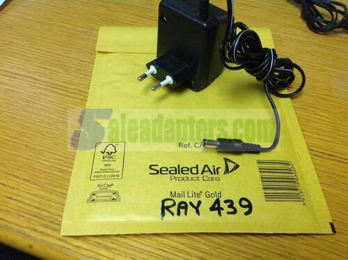 Genuine EU AC/DC Power Adapter Model No PC-1250-DVD 12V. 500mA