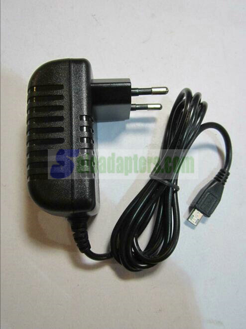 EU 2 Pin Plug REPLACEMENT AC Adaptor FOR 5V 3A PSAC15R-050 USB MICRO PHIHONG - Click Image to Close