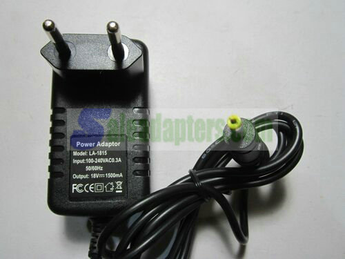 EU 18V 1.5A 1500mA Mains AC-DC Switching Adaptor Power Supply 4mm x 1.7mm 4x1.7