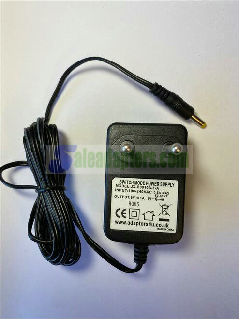 EU European 9V 1A 9.0V 1000mA AC-DC Adaptor Power Supply 4mm x 1.7mm 4x1.7