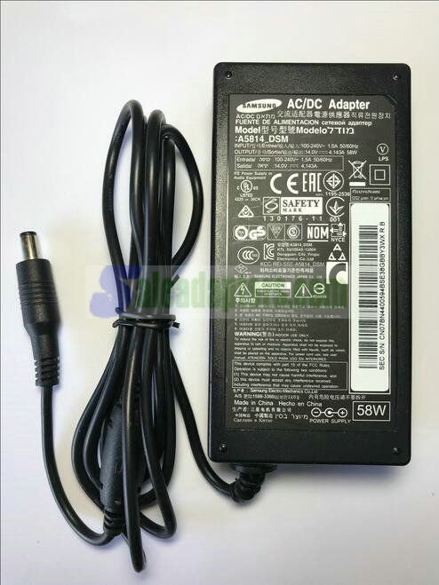 Genuine Samsung AC/DC Adapter A5814_DSM 14.0V 4.143A for Samsung TC242 Monitor - Click Image to Close