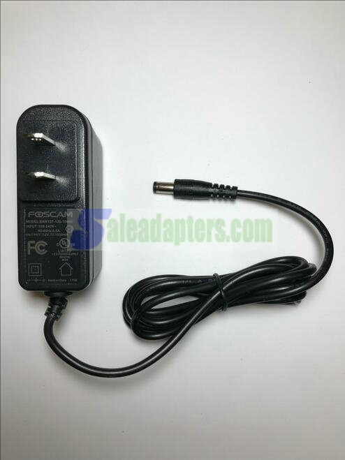 USA 12V 1A 5.5MM X 2.1MM AC-DC SWITCHING ADAPTOR POWER SUPPLY AMERICAN PLUG