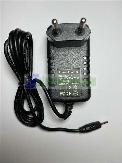 EU 5V 2.5A AC Adaptor Power Supply Charger for iOTA 2120 2-In-1 Laptop Tablet