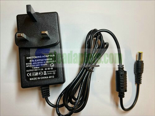 UK 19V 1.3A LG ADS-40FSG-19 19025GPG-1 Switching Adapter for LG 22EA53 Monitor