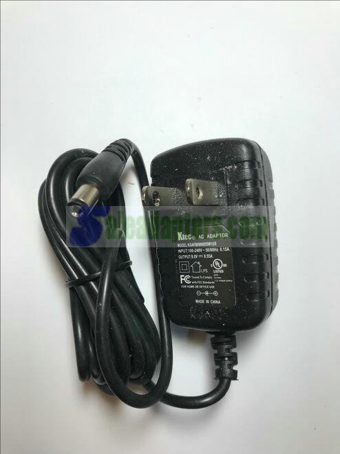 USA American Plug 9.0V 0.55A AC Adaptor KTEC KSAFB0900055W1US Power Supply - Click Image to Close