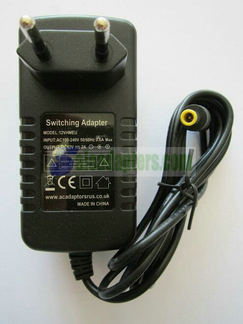 EU 12V AC Adaptor Power Supply Charger for Toshiba SDP75U Portable DVD Player