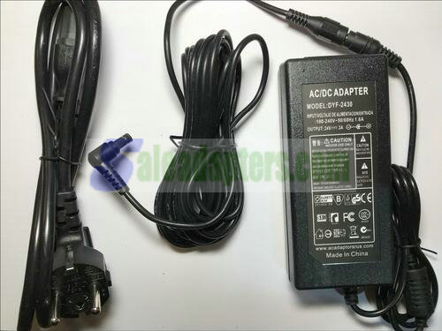 EU 24V Mains AC-DC Adaptor Power Supply DC24V for Samsung HW-F551 Soundbar