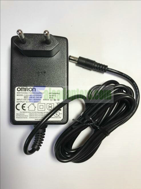 EU 12V NEXTBASE SDV-1102 SDV1102-B DVD PLAYER AC-DC Switching Adapter PLUG