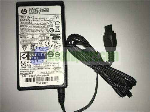 HP 0957-2304 AC Adapter Power Supply 32V 12V 1094mA/250mA for Printer