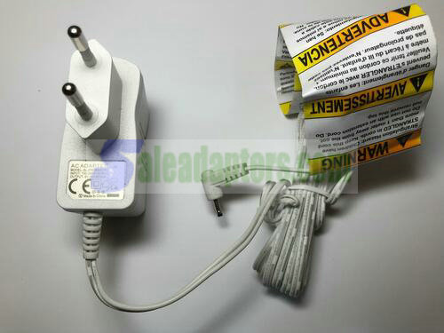 EU White 6V 500mA 0.5A AC-DC Adaptor Power Supply Charger 2.5mm x 0.8mm