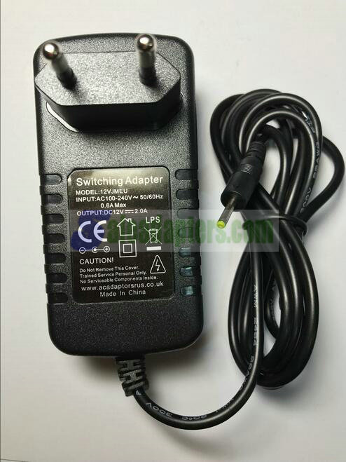 EU 12V HANNSPREE HANNSPAD SN10T130R1653 ANDROID TABLET POWER SUPPLY