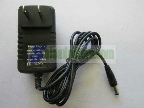 USA US 12V 2A 5.5mmx2.5mm 5.5x2.5 Mains AC-DC Adaptor Power Supply Charger