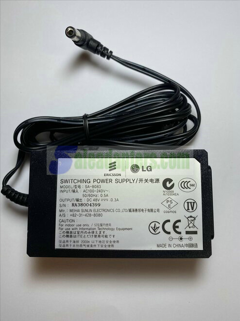 LG Switching Power Supply SA-B083 48V 0.3A AC-DC Adaptor