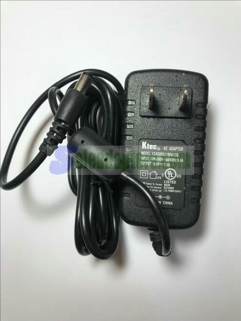 USA American Plug 9.0V 1.0A KTEC AC ADAPTOR KSAC0900100W1US Power Supply - Click Image to Close