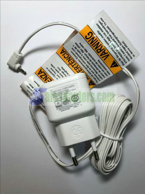 EU Genuine WHITE S003GV0500060 5.0V 600mA 5V 0.6A Switching Power Supply 2.5mm