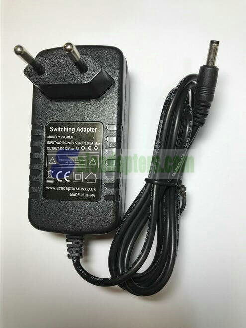 EU 2 Pin 12V 2A AC-DC Adaptor for Samsung BD-D7500/XU 7500 Series Blu-Ray Player